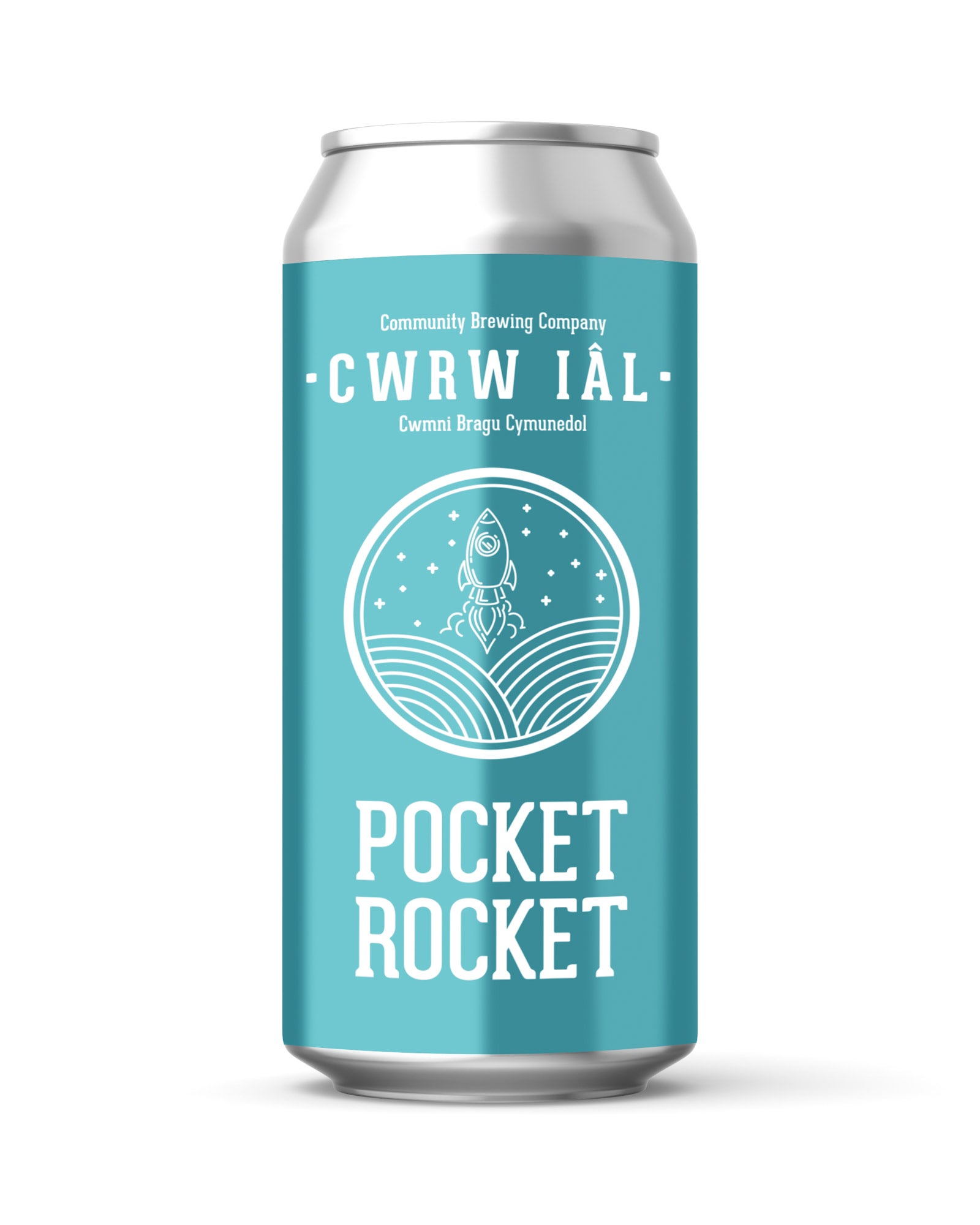 Pocket Rocket 12 x 440ml Cans 4.3 ABV Cwrw Ial Community Brew Co